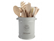 Pride of Place Cooking Tools Jar COOL GREY (D160 x H185mm / 6.2 x 7.2")